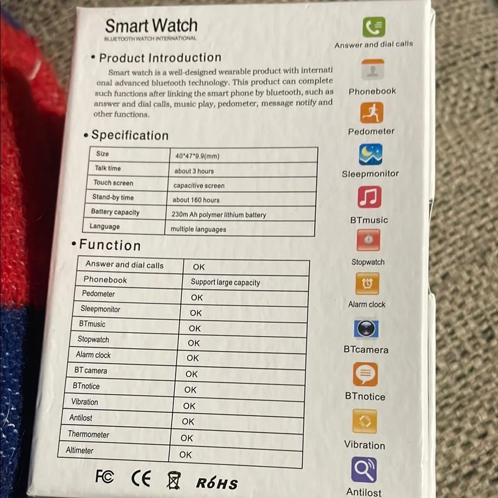 Smart Watch - Black
